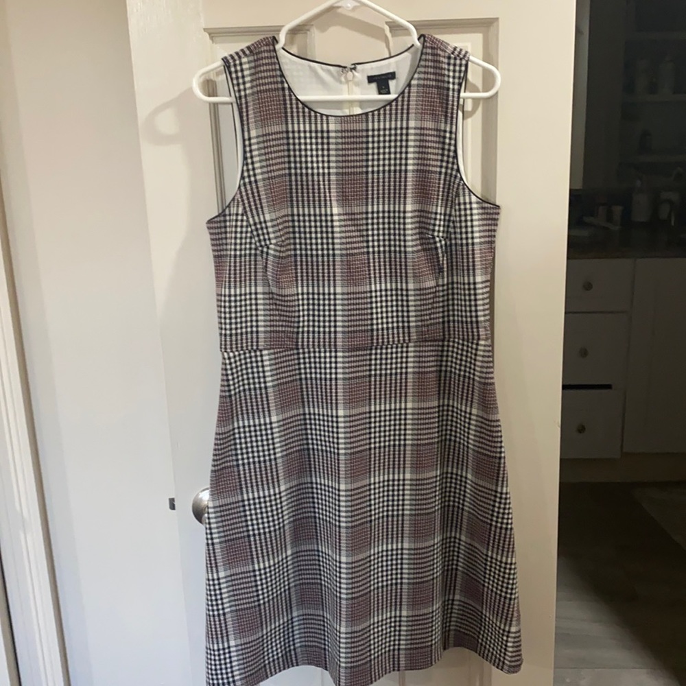 Plaid Ann Taylor Sleeveless Dress